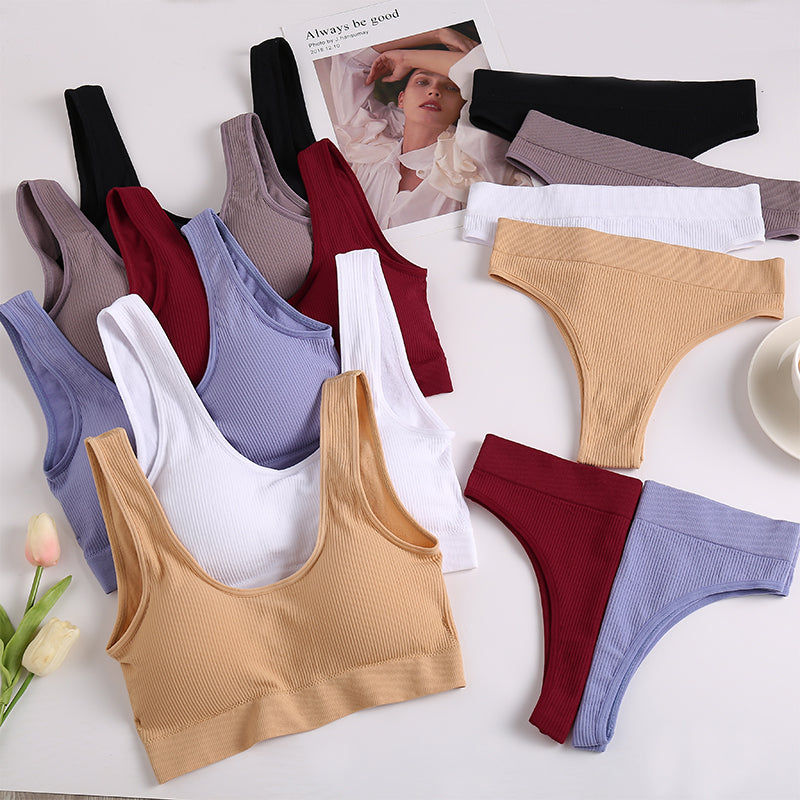 Seamless Women Underwear Set