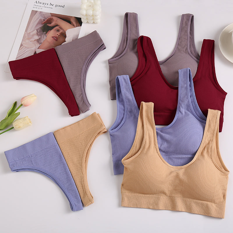 Seamless Women Underwear Set