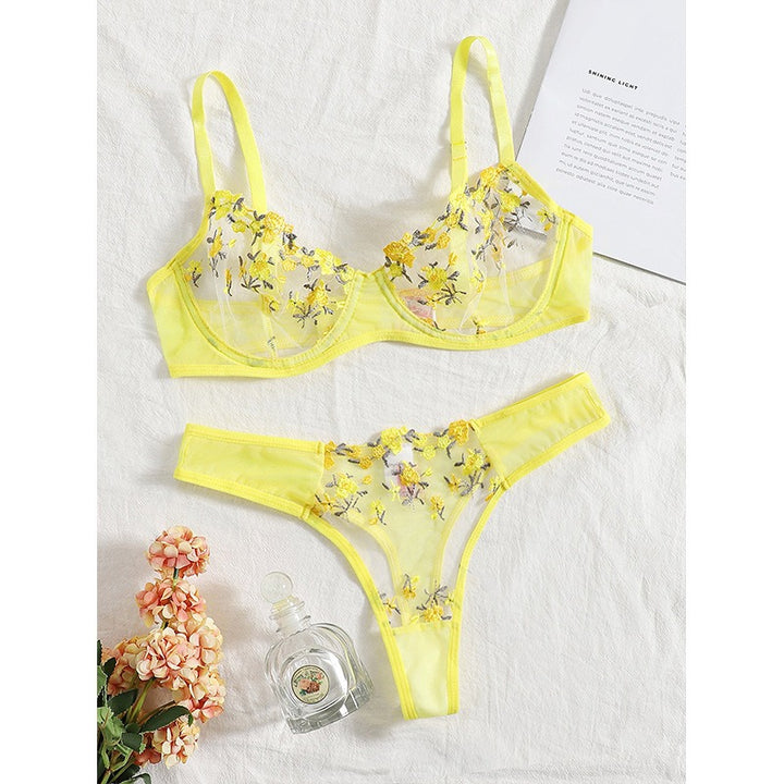 Low Waist Lace Lingerie Set for Women