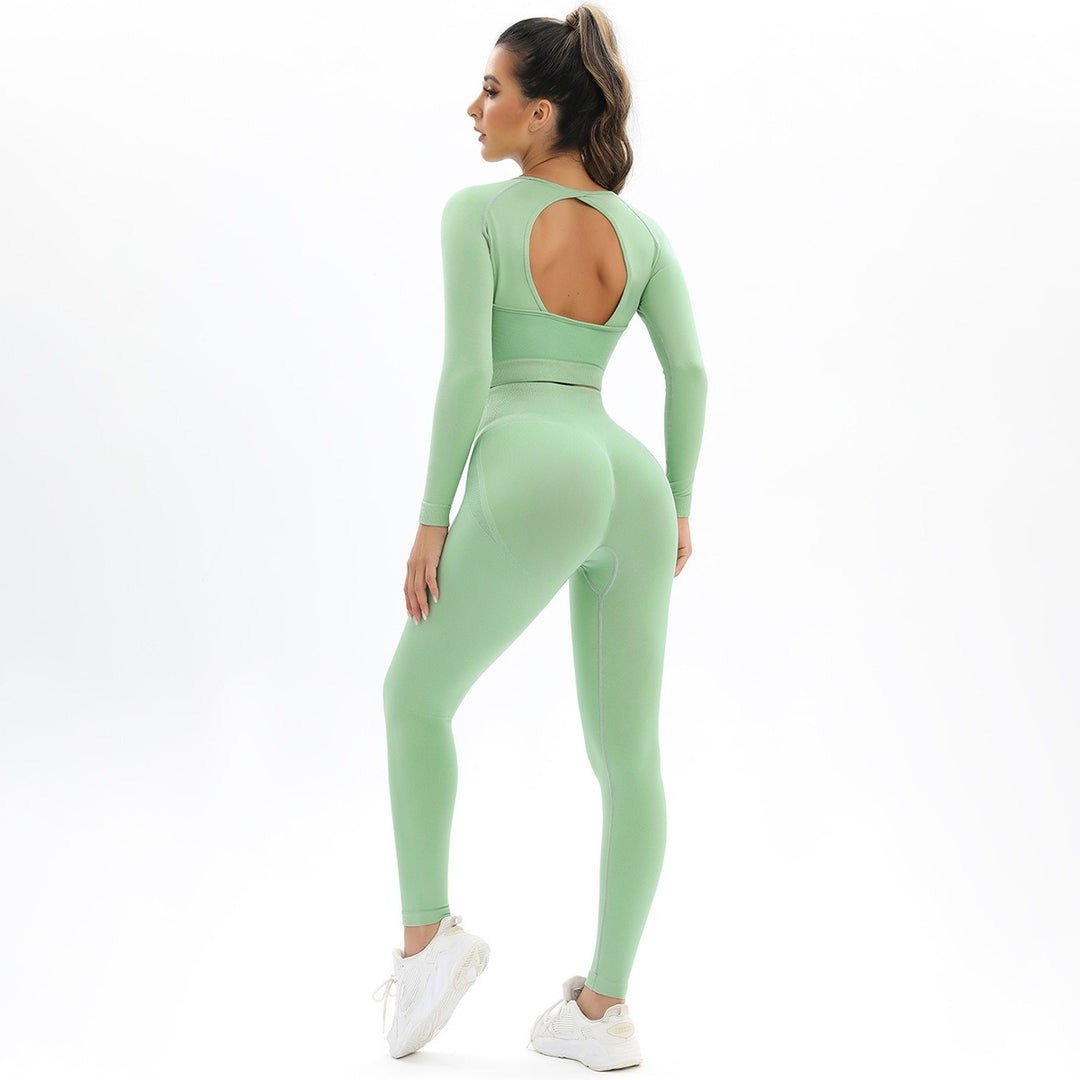 High Elastic Long Sleeve Yoga Set