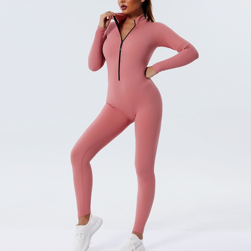 Quick Drying Seamless Yoga Clothes Sports Suit Female Dance Clothing Tight One Piece