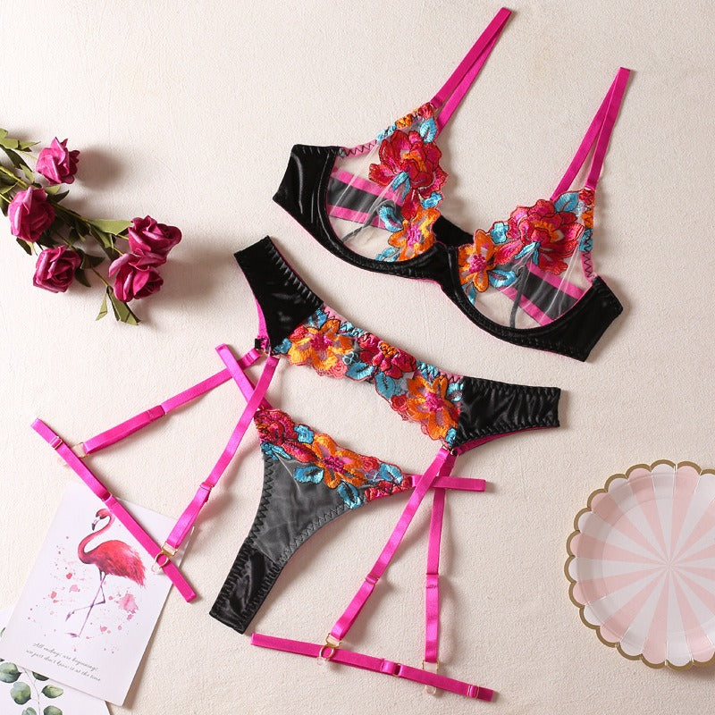 Erotic Underwear 4 Pcs Set