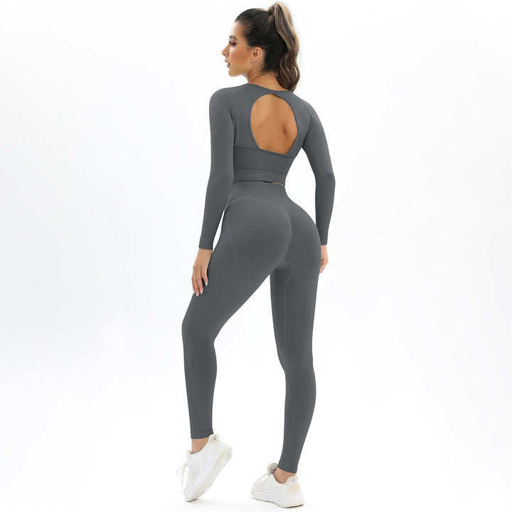 High Elastic Long Sleeve Yoga Set