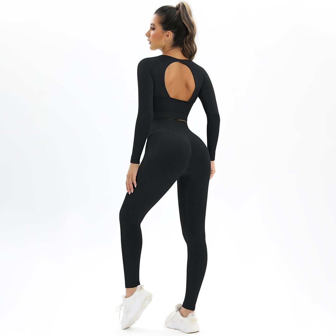 High Elastic Long Sleeve Yoga Set