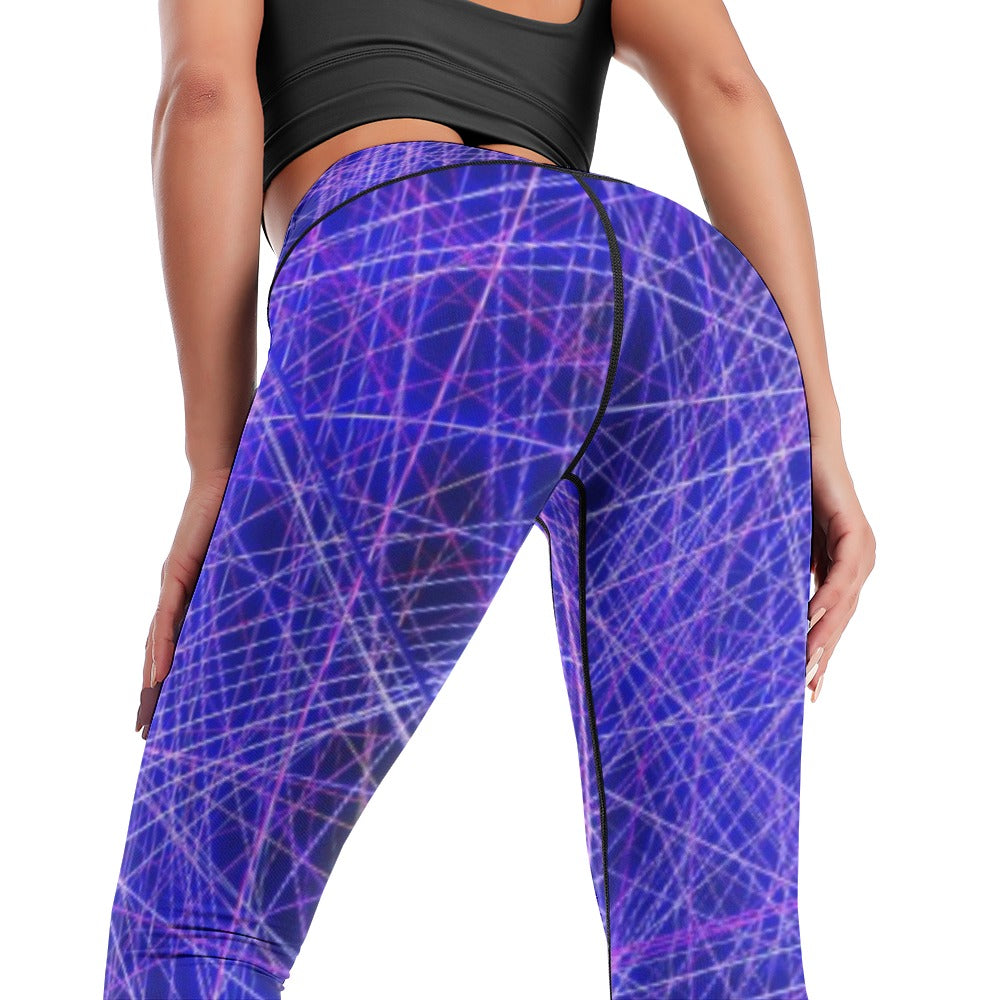 Classy24 Women's Comfort Lazer Sports Yoga Pants