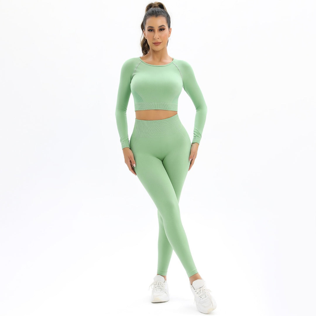 High Elastic Long Sleeve Yoga Set