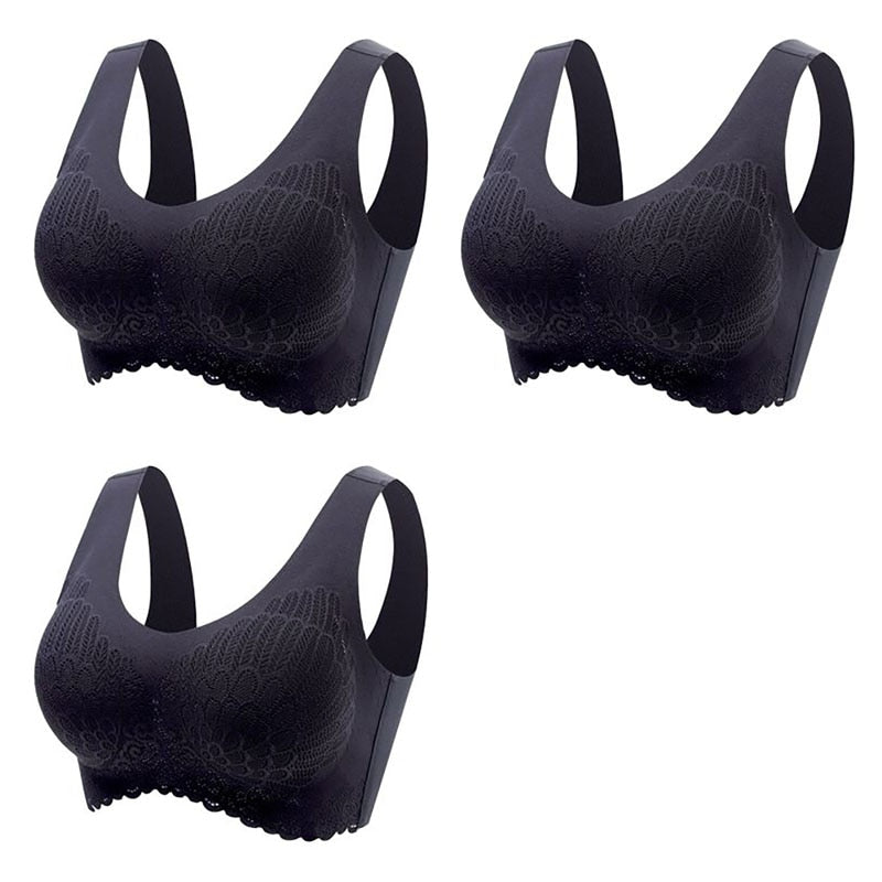 Bra Seamless Push Up for Women with pad 3pcs