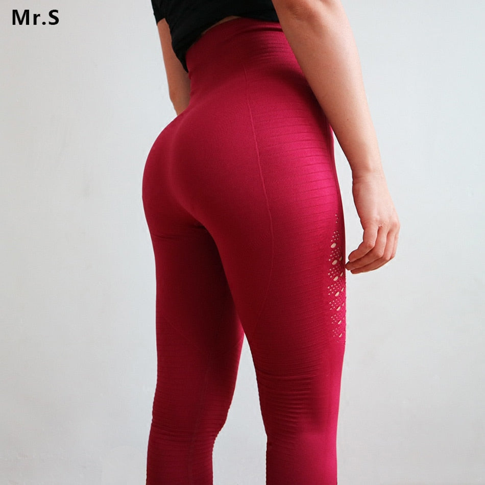 Super Stretchy Women Gym Yoga Pants High Waist Leggings