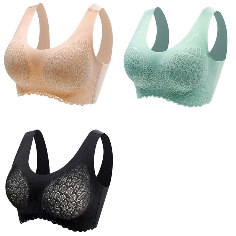 Bra Seamless Push Up for Women with pad 3pcs