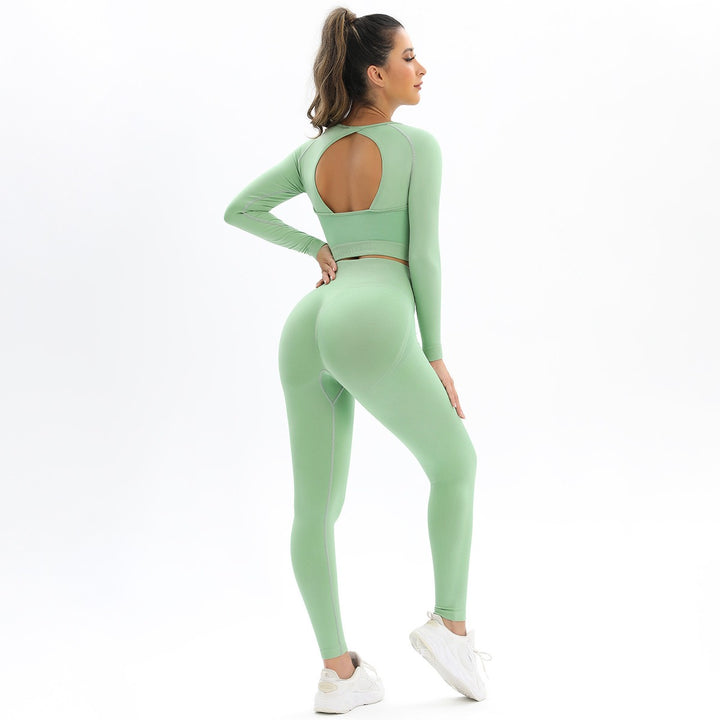 High Elastic Long Sleeve Yoga Set