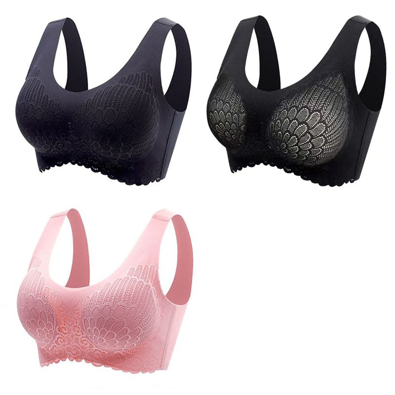 Bra Seamless Push Up for Women with pad 3pcs