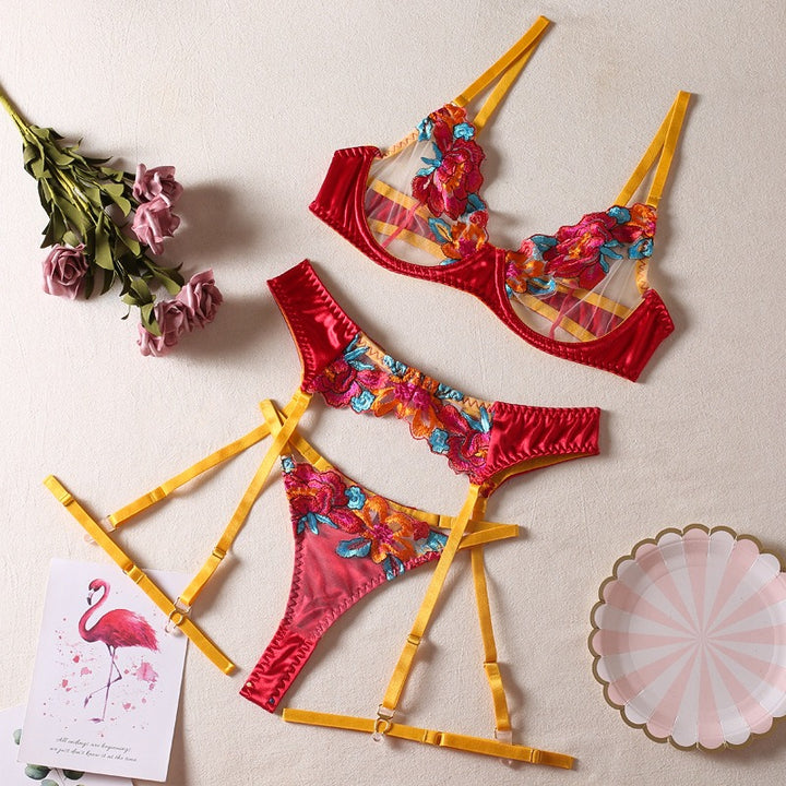 Erotic Underwear 4 Pcs Set