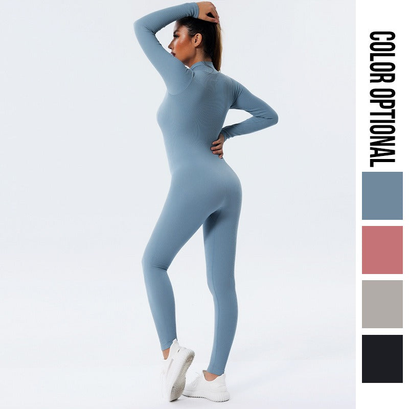 Quick Drying Seamless Yoga Clothes Sports Suit Female Dance Clothing Tight One Piece