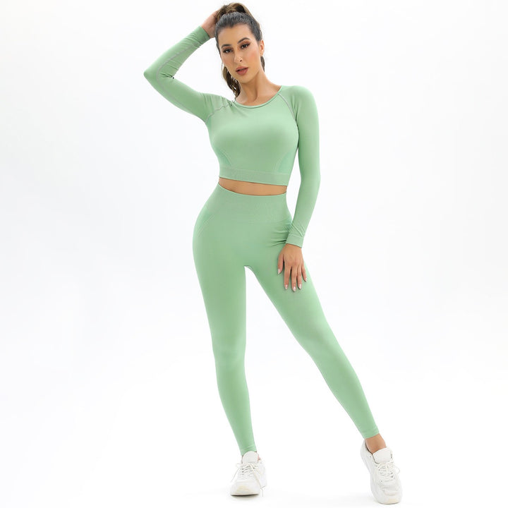 High Elastic Long Sleeve Yoga Set