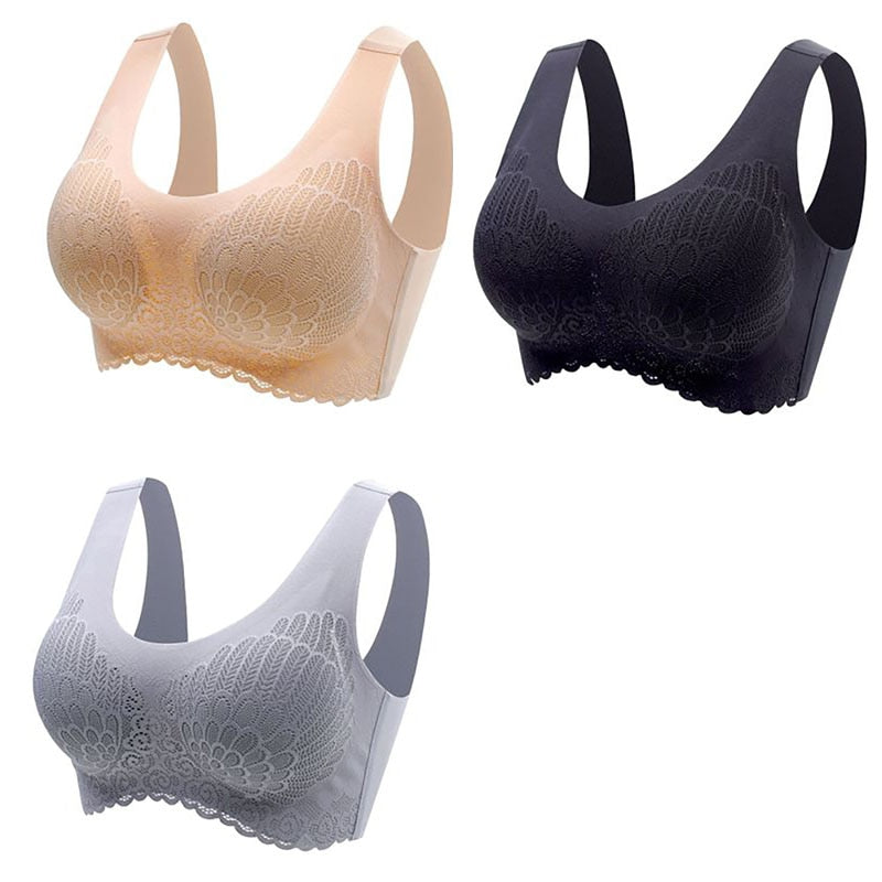 Bra Seamless Push Up for Women with pad 3pcs