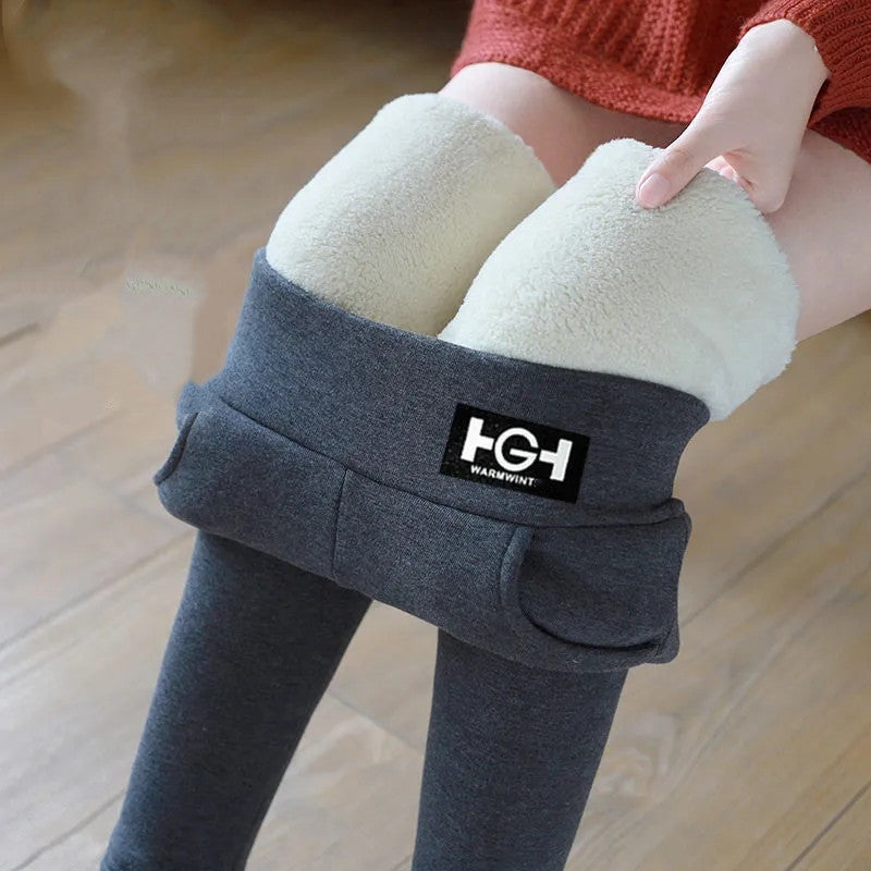 Winter Kaschmir Verdickt Outwear Lamm Fleece Leggings